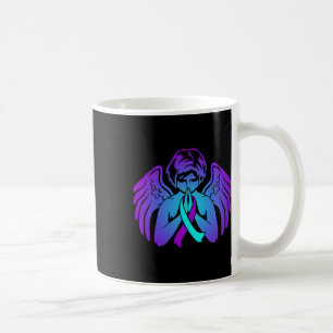 Mug Ailes de sensibilisation au suicide Angel Ribbon s