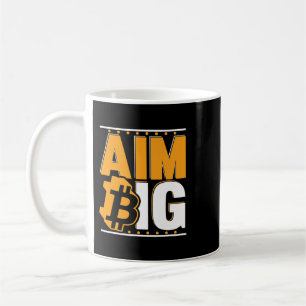 Mug Aim Big Crypto Cryptomonnaie Blockchains Bitcoin