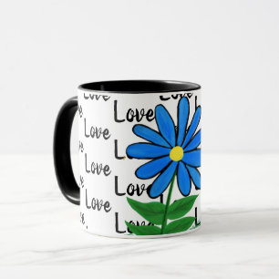 Mug Aimer Bleu Jaune