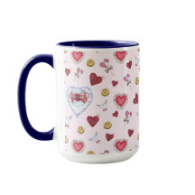 Aimer Coeur coudre aquarelle
