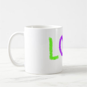 Mug Aimer fierté arc en ciel aquarelle LGBTQ Juin mode