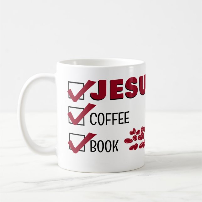 Mug AIMER JÉSUS AIMER LE CAFÉ AMOUR LIRE Christian (Gauche)