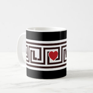 Mug Aimer la clé grecque