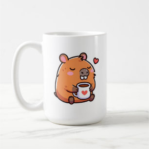 Mug Aimer le café Capybara
