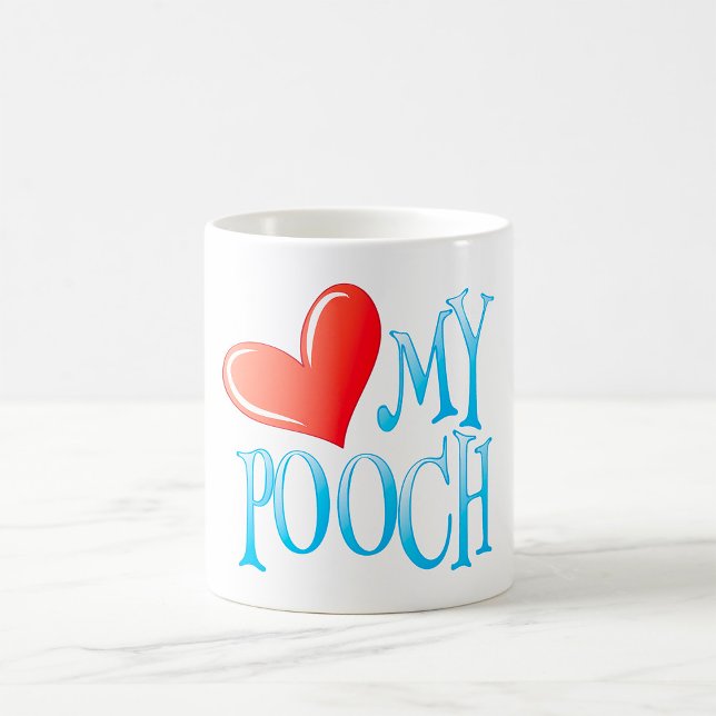Mug Aimer Mon Pooch (Créateur téléchargé)