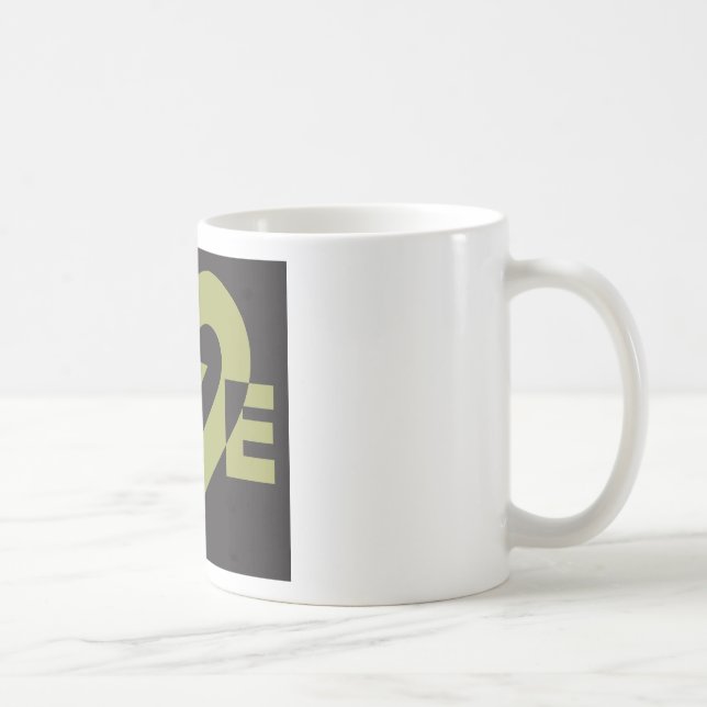 Mug Aimer Sage Vert sur Noir (Droite)