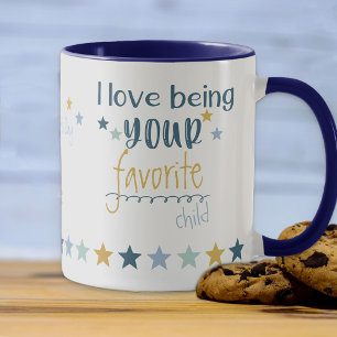 Mug Aimez être votre enfant préféré - fête des p