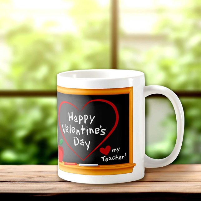 Mug Aimez Mon Professeur ! HEUREUSE SAINTE-VALENTIN ! (Give this fun mug to say Happy Valentine’s Day to your favorite teacher!)
