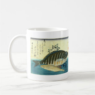 Mug Ainame & Shima-hata - Poisson japonais Hiroshige