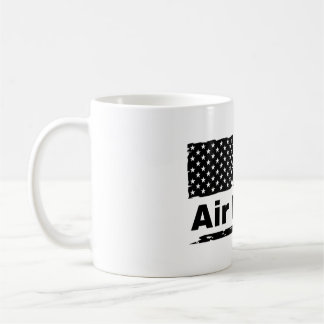 Mug Air Force classique café beaucoup avec drapeau