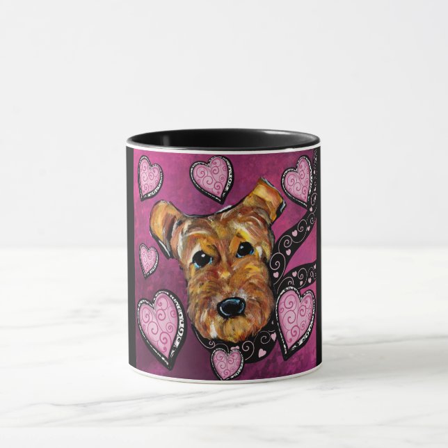 MUG AIREDALE TERRIER (Centre)