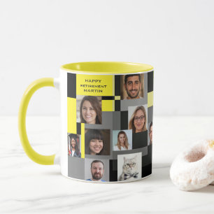 Mug Ajouter 20 Photos Moderne Collègue Retraite Adieu
