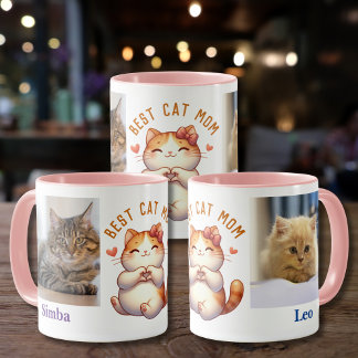 Mug Ajouter des noms de photos Message personnalisé su