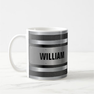 Mug Ajouter le nom Insigne métallique personnalisé U V