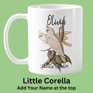 Mug Ajouter le nom Little Corella Australian Bird Anim