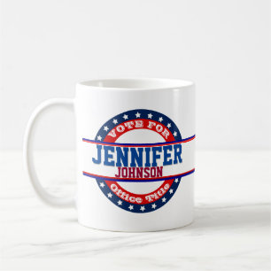 Mug Ajouter un nom Campagne politique personnalisée