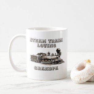 Mug Ajouter un nom Modifier le texte Train à vapeur am