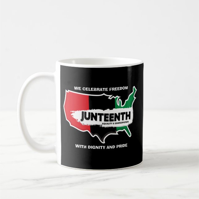 Mug Ajouter un nom Modifier le texte USA Carte Junette (Gauche)