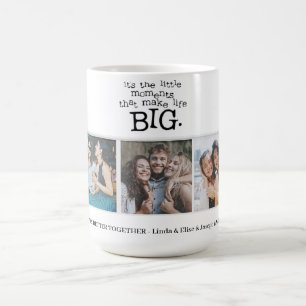 Mug Ajouter un script de texte personnel collage pho