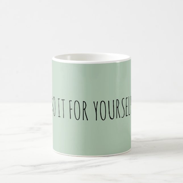 MUG AJOUTER UN TEXTE PERSONNALISÉ COULEUR VERT (Centre)