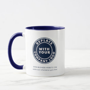 Mug Ajouter votre logo d'entreprise et le site Web de 