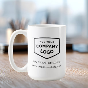 Mug Ajouter votre logo d'entreprise et votre site Web 
