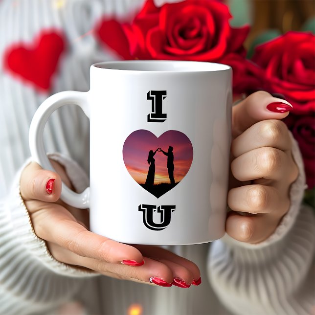 Mug Ajouter votre photo Cadeau de la Saint Valentin mo (Créateur téléchargé)