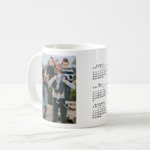 Mug Ajouter votre photo personnalisée Calendrier 2020