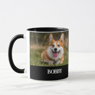 Mug Ajoutez votre propre photo de chien et nom