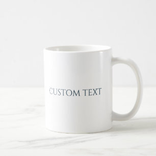 Mug Ajoutez Votre Propre Texte, Cadeau Personnalisé po