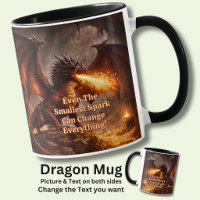 Ajoutez Votre Texte Nom Dragon de Feu Dans Son Rep