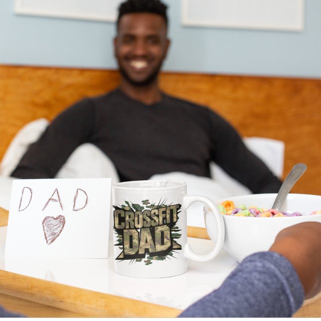 Mug Ajuster Père Explosif Camouflage foncé Crossfit Mu (Créateur téléchargé)