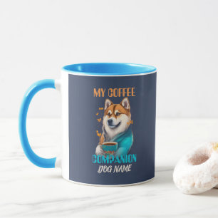 Mug Akita compagnon de café Funny Akita propriétaire