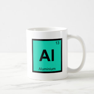 Mug Al - Chimie de l'aluminium Symbole du tableau péri
