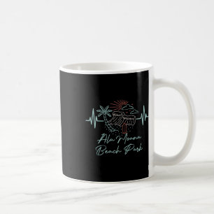 Mug Ala Moana Beach Park Hawaii Battement de coeur Sur