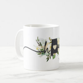 Mug Alabama État Personnalisé votre ville natale Rusti