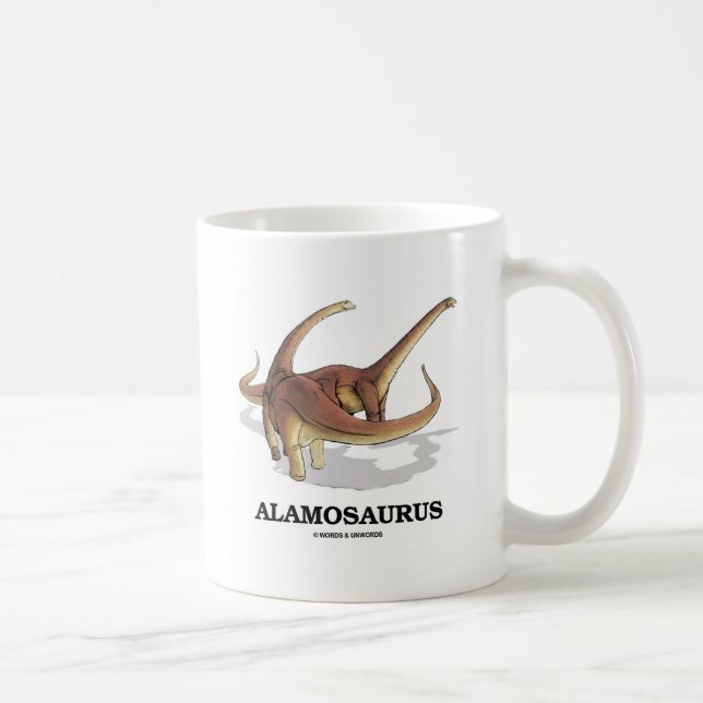 Mug Alamosaurus (amusement de dinosaure) (Droite)