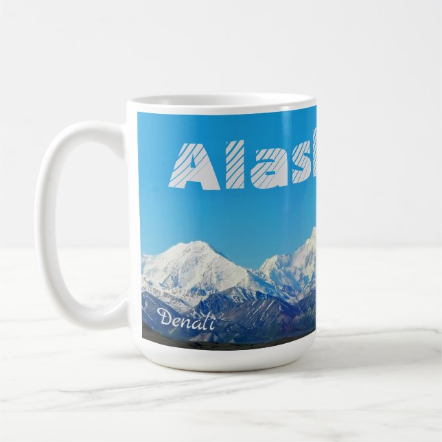 Mug Alaska Denali Souvenir café-Mug cadeau (Gauche)