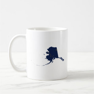Mug Alaska en bleu et or
