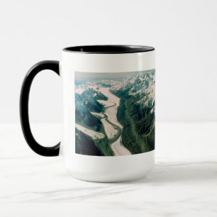 Mug Alaska Mountain Range-Vue aérienne