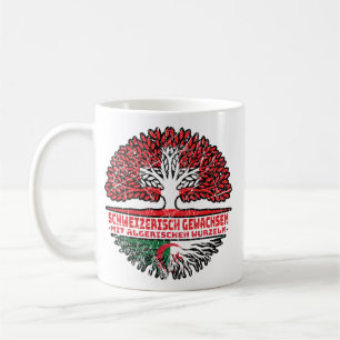 Mug Algérie Algérien Suisse Arbre Racine