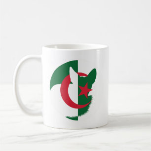 Mug Algérie Fennec Fox Algérien Drapeau animal nationa