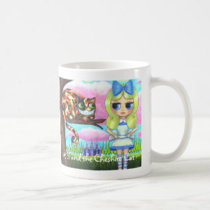 Mug Alice au pays des merveilles et Cheshire Cat Cute