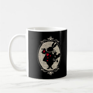 Mug Alice au Pays des Merveilles Lapin Blanc Livre Anc