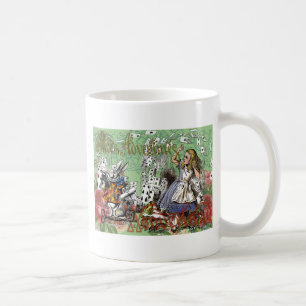 Mug alice cartes d'aventure merveilleux chapelier lapi