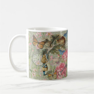 Mug Alice Cheshire Chat Wonderland Tree Garden