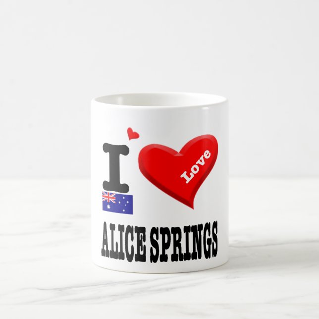 Mug ALICE SPRINGS - I Love - (Centre)