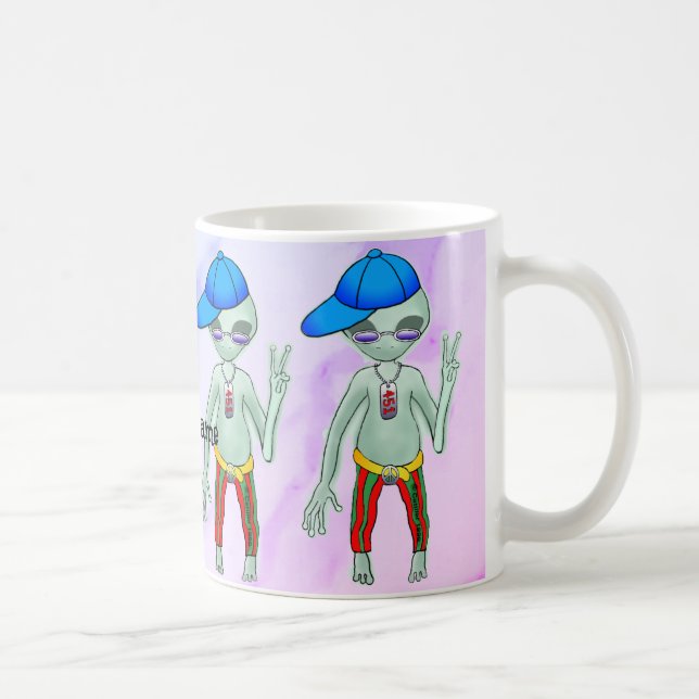 Mug Alien de punk (Droite)