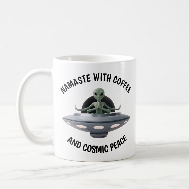 Mug Alien de yoga (Gauche)