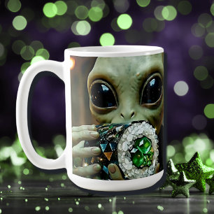 Mug Alien Extraterrestre et Nourriture Cristalline
